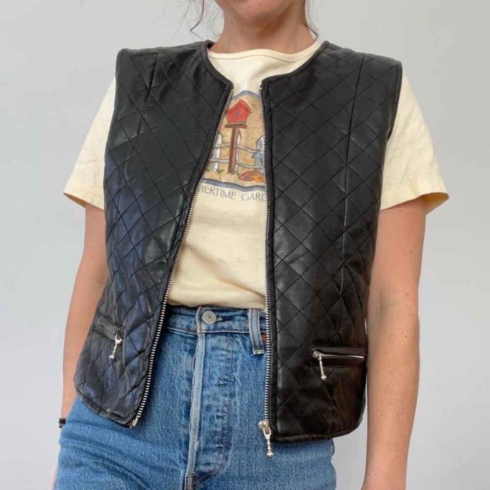 Vintage Biker Vest
